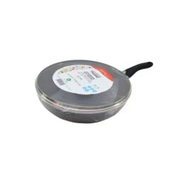 Beste Keukenartikelen Winkel 22 Thuisz Como Hapjespan Met Deksel Ø28 Cm Inductie (voor Alle Warmtebronnen)