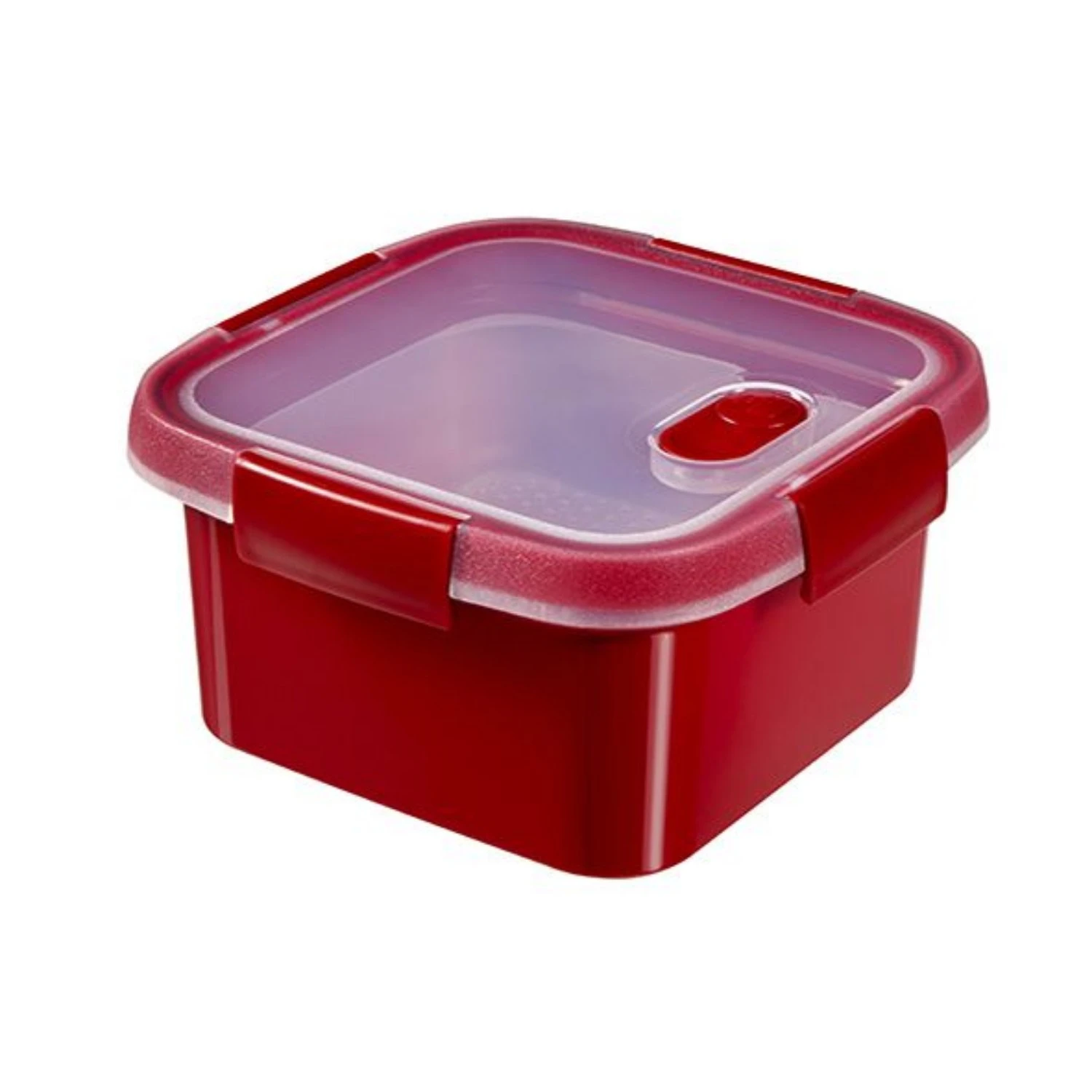 Curver Smart Magnetronbak Vierkant 1,1 L Rood 1 Curver Smart Magnetronbak Vierkant 1,1 L Rood