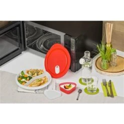 Rotho Magnetronbord Diep 1 L MICROPapaya Rood -Beste Keukenartikelen Winkel 101 1721 3 1