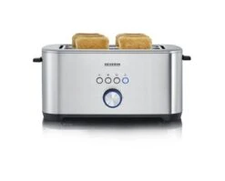 Severin Broodrooster Voor 4 Sneetjes XXL MetBagelfunctie AT 2512 -Beste Keukenartikelen Winkel 101 2512 3 1