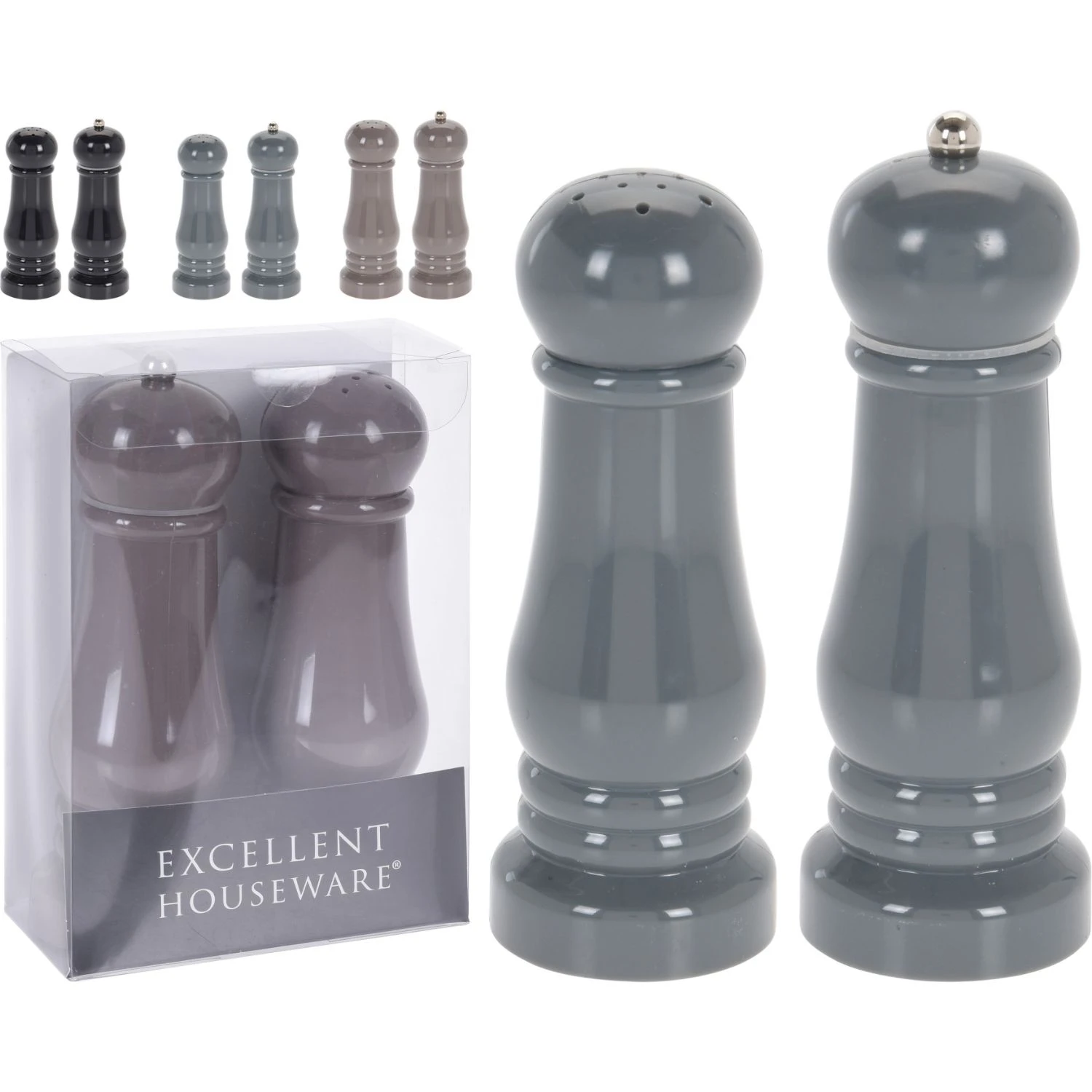 Excellent Houseware Peper En Zoutmolenset 4 Excellent Houseware Peper En Zoutmolenset - Afbeelding 4