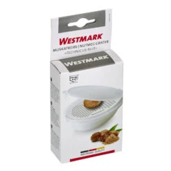 Westmark Nootmuskaatrasp Met Bakje Wit -Beste Keukenartikelen Winkel 101 4462 1 1