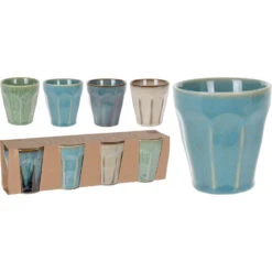 Excellent Houseware Mokken Zonder Oor 4 Stuks -Beste Keukenartikelen Winkel 101 5120 4 1