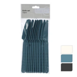 Excellent Houseware Messenset 18,5 Cm 12 Stuks