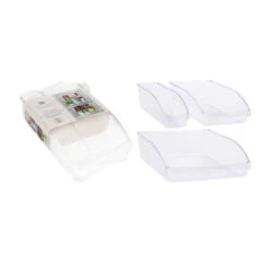 Excellent Houseware Koelkast Opbergbakken 3-delig -Beste Keukenartikelen Winkel 101 6503 3 1 1