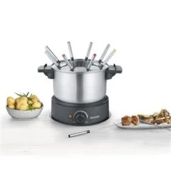 Severin Fondue 1500W 8-persoons Zwart FO 2470 9 Severin Fondue 1500W 8-persoons Zwart FO 2470 -Beste Keukenartikelen Winkel 101 6903 5 1