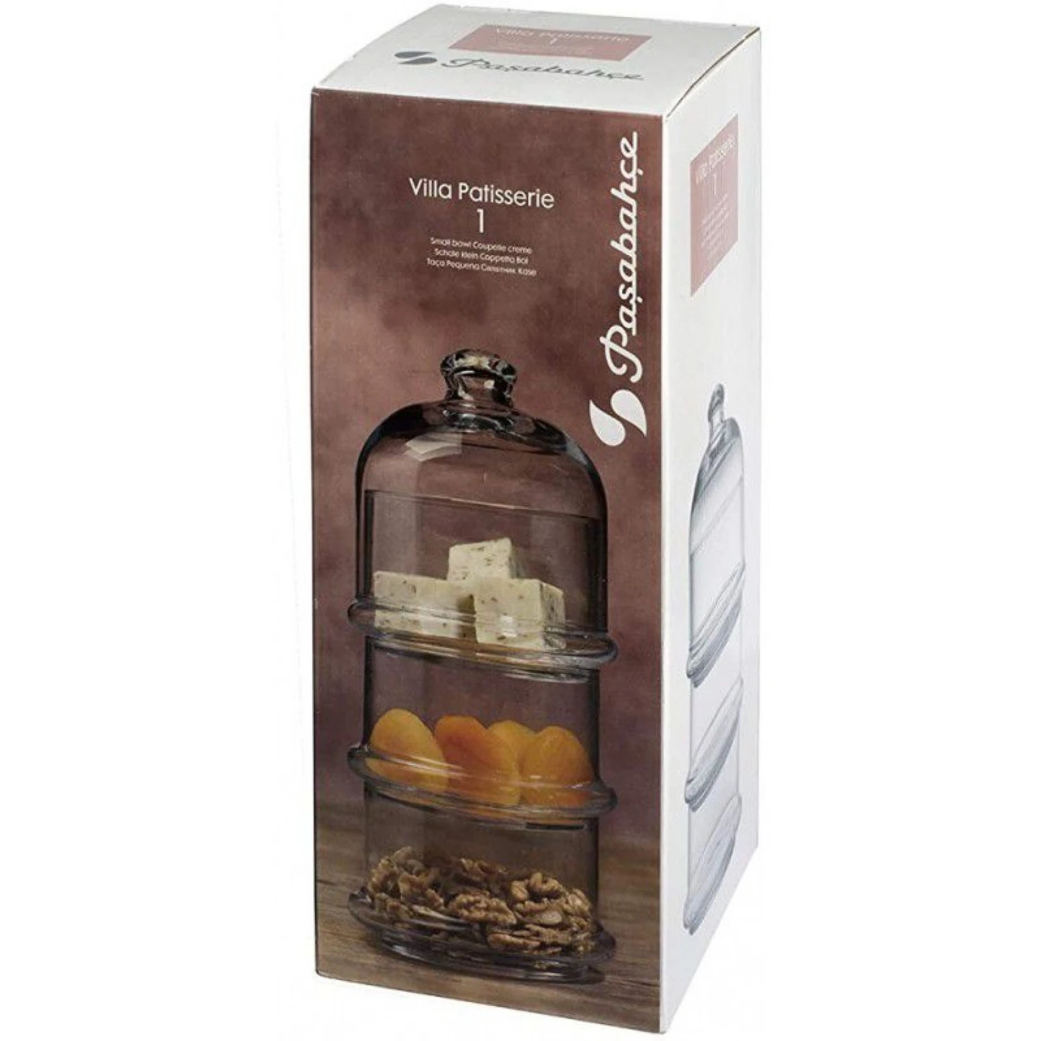 Pasabahce Voorraadpot Toren 3 Delig Glas 3 Pasabahce Voorraadpot Toren 3 Delig Glas - Afbeelding 3