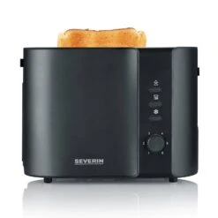 Severin Broodrooster 800W Mat-zwart RVS AT 9552