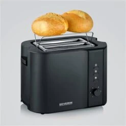 Severin Broodrooster 800W Mat-zwart RVS AT 9552 -Beste Keukenartikelen Winkel 101 9552 4 1