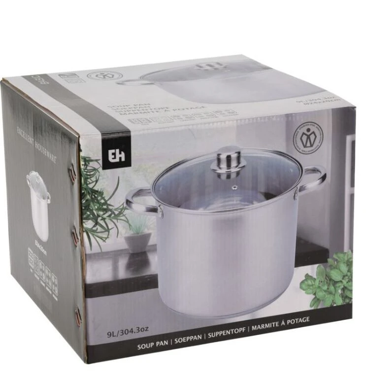Excellent Houseware Pan Met Deksel 9 Liter 4 Excellent Houseware Pan Met Deksel 9 Liter - Afbeelding 4