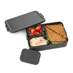 Brabantia Make & Take Bento Lunchbox Groot Donkergrijs -Beste Keukenartikelen Winkel 102 3480 3 1