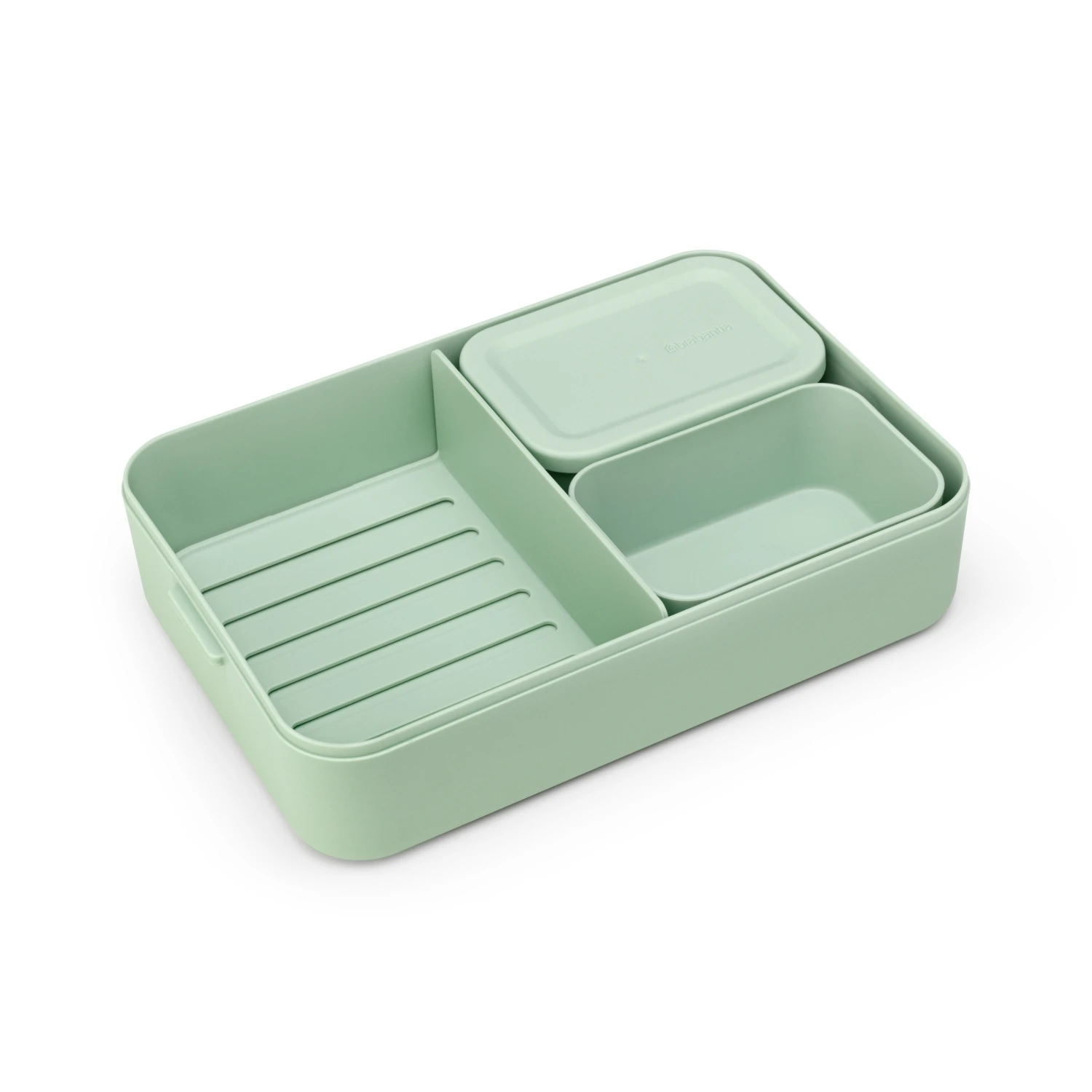 Brabantia Make & Take Bento Lunchbox Groot Jade Groen 1 Brabantia Make & Take Bento Lunchbox Groot Jade Groen