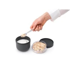 Brabantia Make En Take Yoghurtbeker 0,5 Liter Donkergrijs -Beste Keukenartikelen Winkel 102 4180 3 1