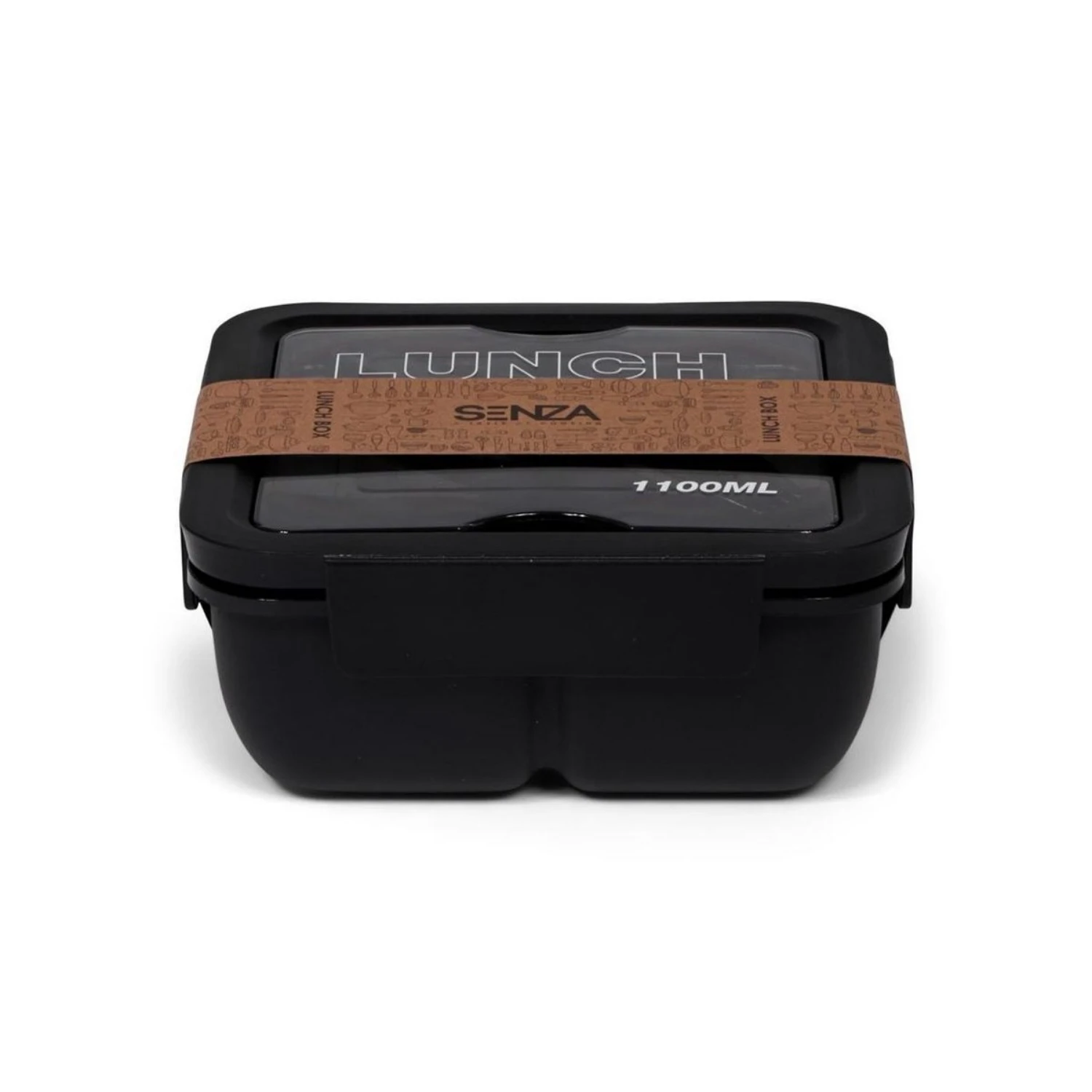 Senza Lunch Box 1100 Ml Tarwestro Zwart 2 Senza Lunch Box 1100 Ml Tarwestro Zwart - Afbeelding 2