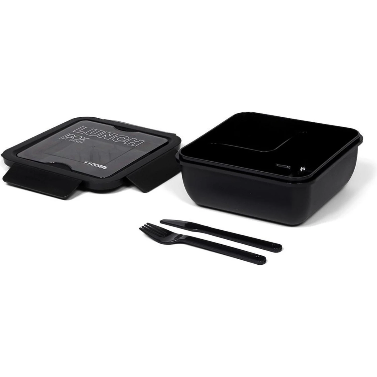 Senza Lunch Box 1100 Ml Tarwestro Zwart 4 Senza Lunch Box 1100 Ml Tarwestro Zwart - Afbeelding 4