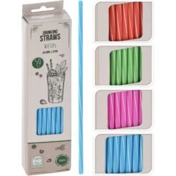 Rietjes Plastic 50 Stuks Assorti Kleur -Beste Keukenartikelen Winkel 102 4890 1