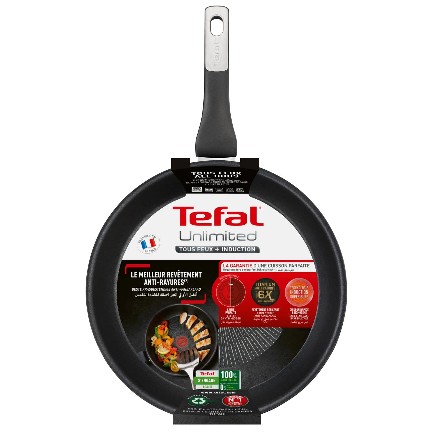 Tefal Unlimited Koekenpan 24 Cm 2 Tefal Unlimited Koekenpan 24 Cm - Afbeelding 2