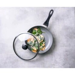 BK Easy Basic Hapjespan Met Deksel Ø28 Cm -Beste Keukenartikelen Winkel 102 9019 3 1