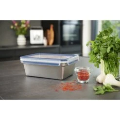 Tefal Masterseal RVS Vershouddoos Rechthoek 3.0 L -Beste Keukenartikelen Winkel 104 0710 5 1