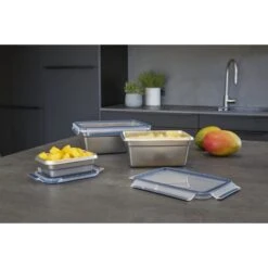 Tefal Masterseal RVS Vershouddoos Rechthoek 3.0 L -Beste Keukenartikelen Winkel 104 0710 6 1