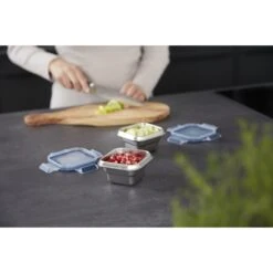 Tefal Masterseal RVS Vershouddoos Vierkant 0.2 L -Beste Keukenartikelen Winkel 104 0810 6 1