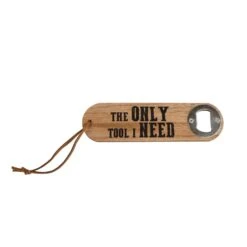 Flesopener The Only Tool I Needhout 4,5x16x1cm