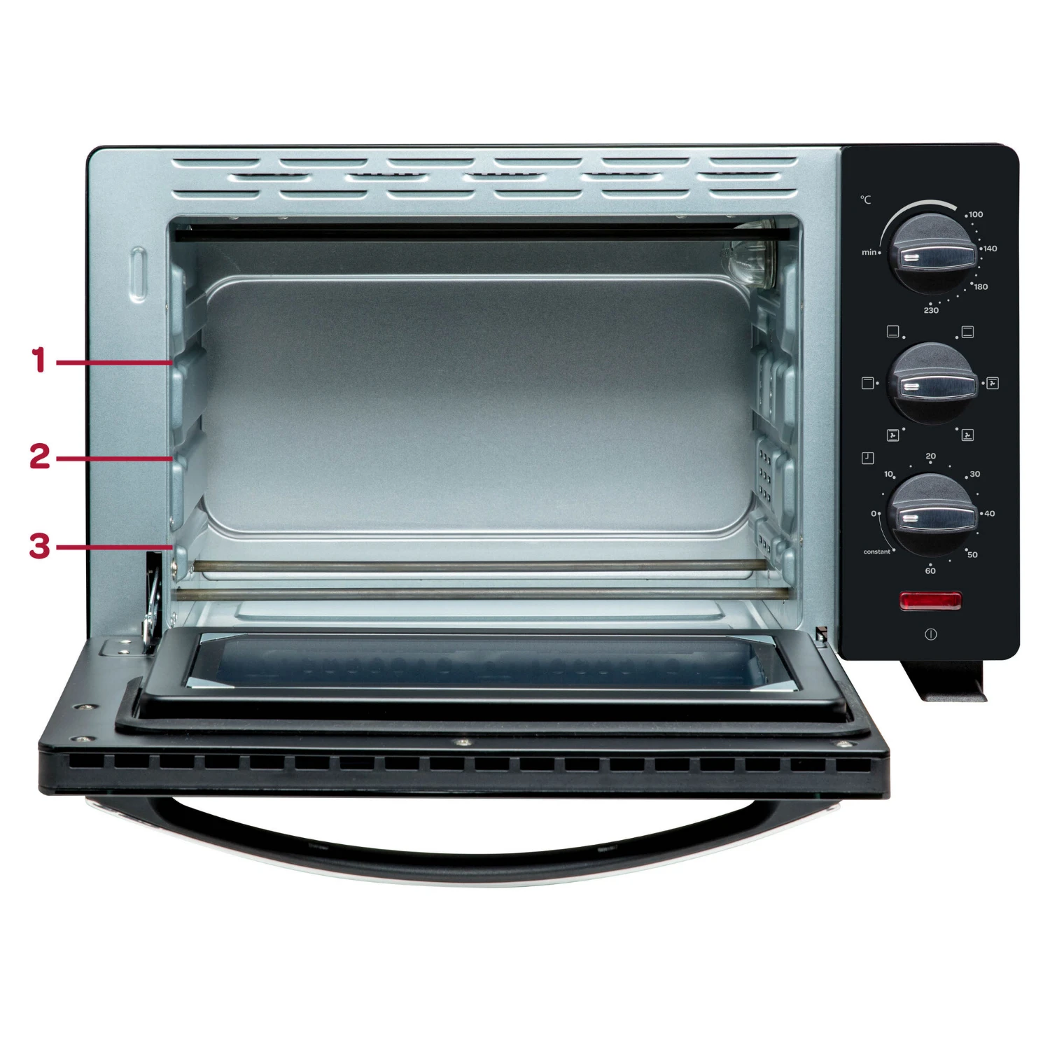 Inventum Oven OV207B 20 L 1380W Zwart 6 Inventum Oven OV207B 20 L 1380W Zwart - Afbeelding 6