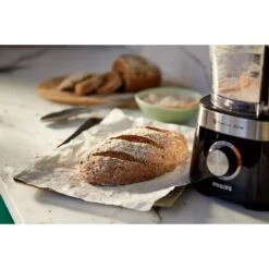 Philips Keukenmachine HR7530/10 Viva 850W Zwart/RVS -Beste Keukenartikelen Winkel 212 5011 4