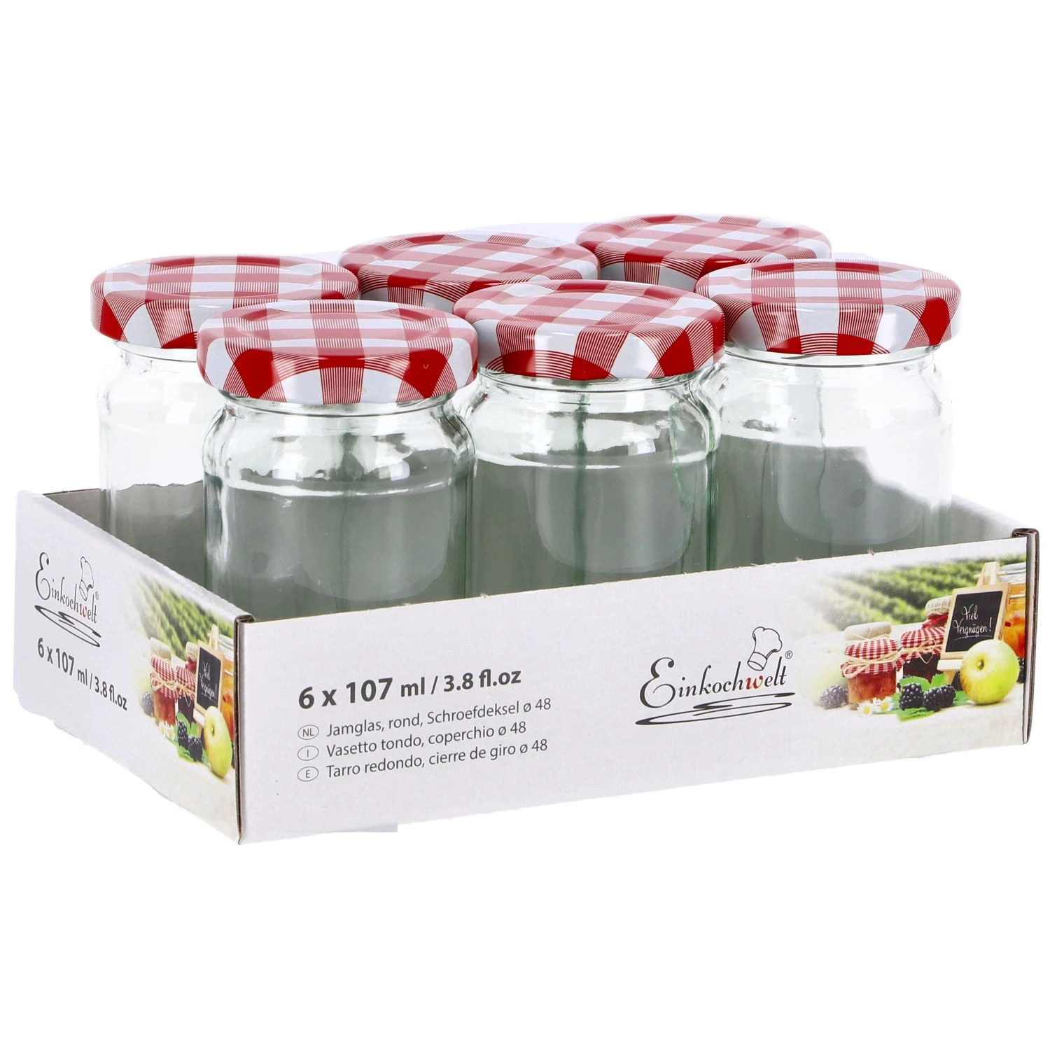 Weck Potjes 6 Stuks 107 Ml 3 Weck Potjes 6 Stuks 107 Ml - Afbeelding 3