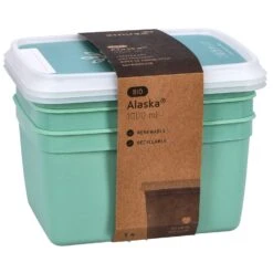 Alaska 3 Diepvriesdozen Rechthoekig 1.00 L -Beste Keukenartikelen Winkel ba091f6487c7b2ebfd231c0fdcd91d06