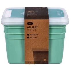 Alaska 3 Diepvriesdozen Rechthoekig 1.00 L -Beste Keukenartikelen Winkel fc357023cf3750027c9db343fd1231dd